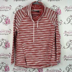 Onque Casuals pullover sweater stripes nautical Red and White Striped Top